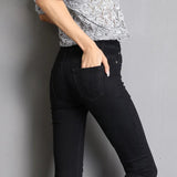 Jeans for woman clothes high waist 38 40 full Length skinny hips pencil black blue gray Stretch Denim pants 100 kg