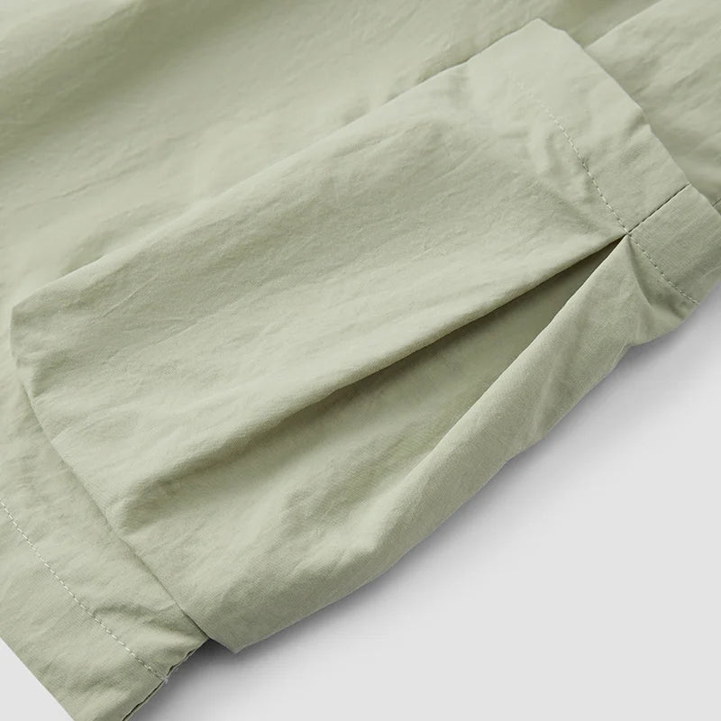 Semir Skirt Women Simple Workwear Style 2025 Summer New Elastic Waist A-Line Skirt with Textured Fabric