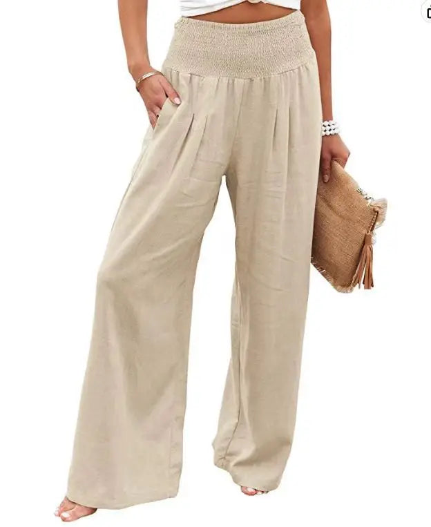 Casual pants, casual style, drawstring, distressed mid waist