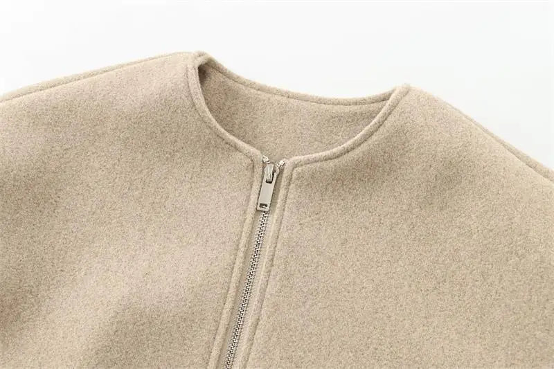 Jackets & Coat Spring Women's 2025 New Chic Simple Street Warm Women's Jacket Fashion Youth Joker Elegant Outerwear & Coats