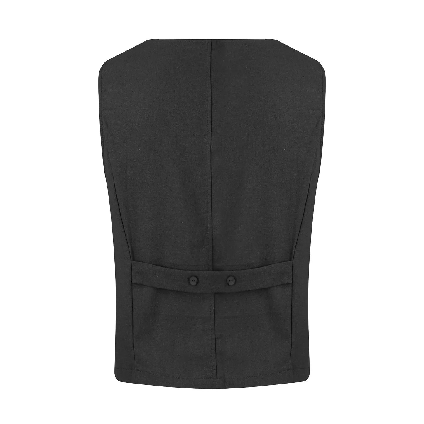 Vintage Vest Summer Top Deep V-Neck Solid Waistcoat Casual Sleeveless Tank Tops Cotton Linen Thin Outerwear Vest Coat Women