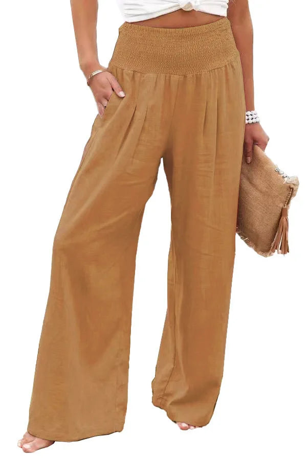 Casual pants, casual style, drawstring, distressed mid waist