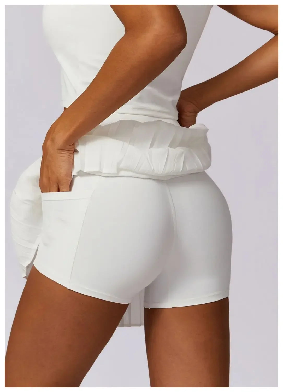Summer women's Tennis Skirt Fashion Sports Yoga Short Skirts Breathable Comfort Pilates Black Golf Pleated Skirt Women