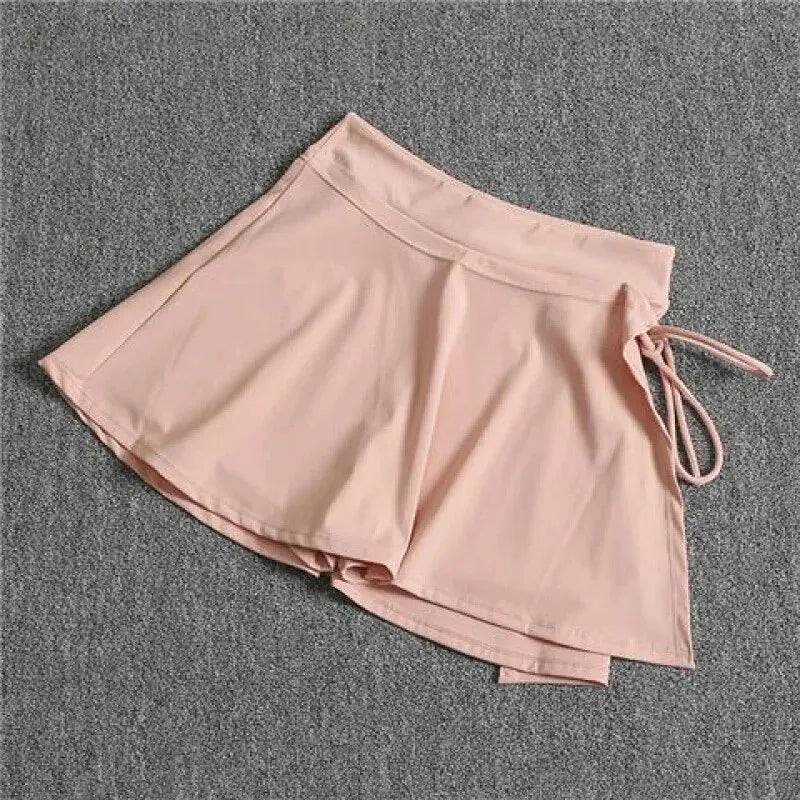 Tennis Skirt Sports Skirt WOMEN'S Summer Hip-covering Anti-glare Mask Skirt Running Training Quick-drying Leisure Fitness Short