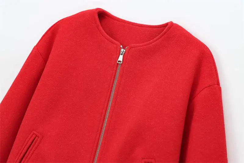 Jackets & Coat Spring Women's 2025 New Chic Simple Street Warm Women's Jacket Fashion Youth Joker Elegant Outerwear & Coats