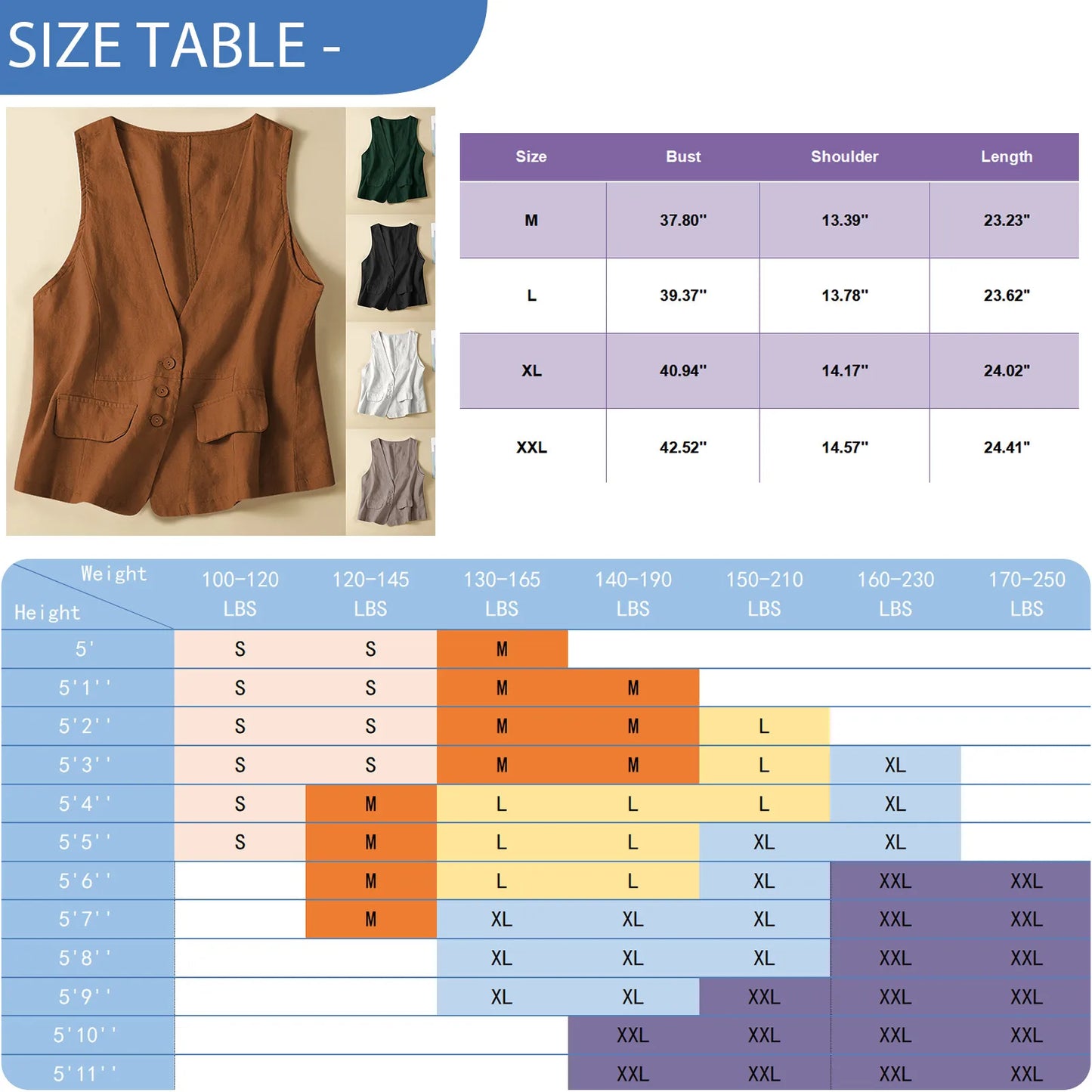 Vintage Vest Summer Top Deep V-Neck Solid Waistcoat Casual Sleeveless Tank Tops Cotton Linen Thin Outerwear Vest Coat Women