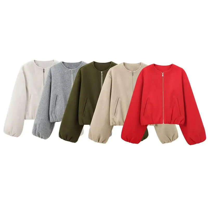 Jackets & Coat Spring Women's 2025 New Chic Simple Street Warm Women's Jacket Fashion Youth Joker Elegant Outerwear & Coats