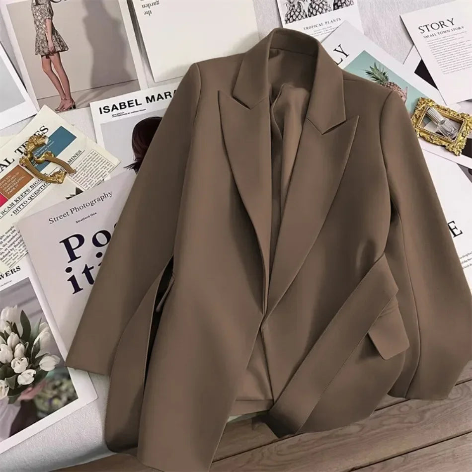 Blazer for Women Spring Autumn New in Outer Wears Office Lady Fashion Blazers Loose Fit Women Clothing Coats Women's Jacket