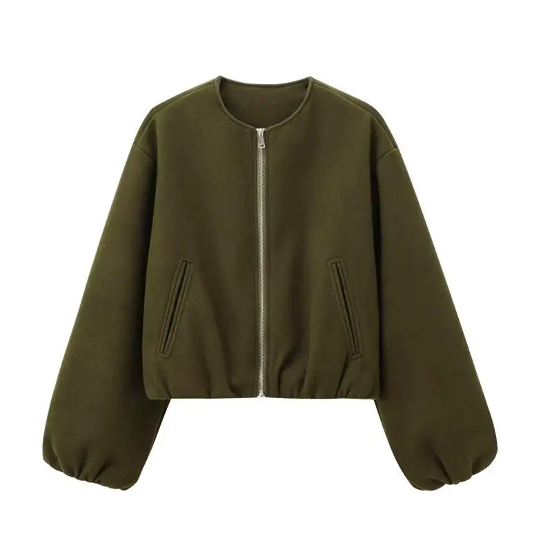 Jackets & Coat Spring Women's 2025 New Chic Simple Street Warm Women's Jacket Fashion Youth Joker Elegant Outerwear & Coats