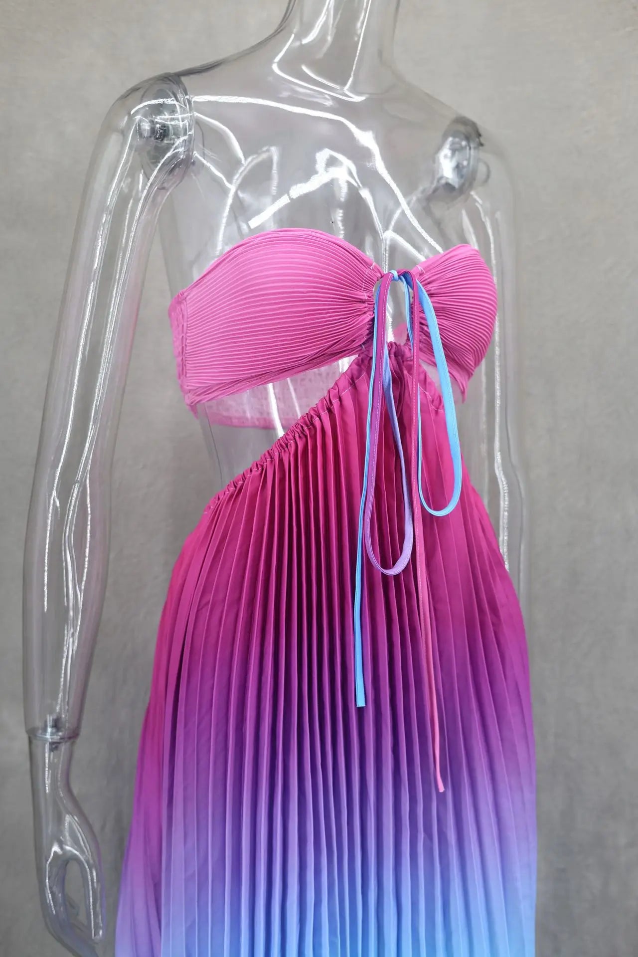 2024 Summer Fashion Women Long Dress Sexy Halter Neck Dress Sleeveless Hanging Trint Comfortable Party Club Women Streetwear