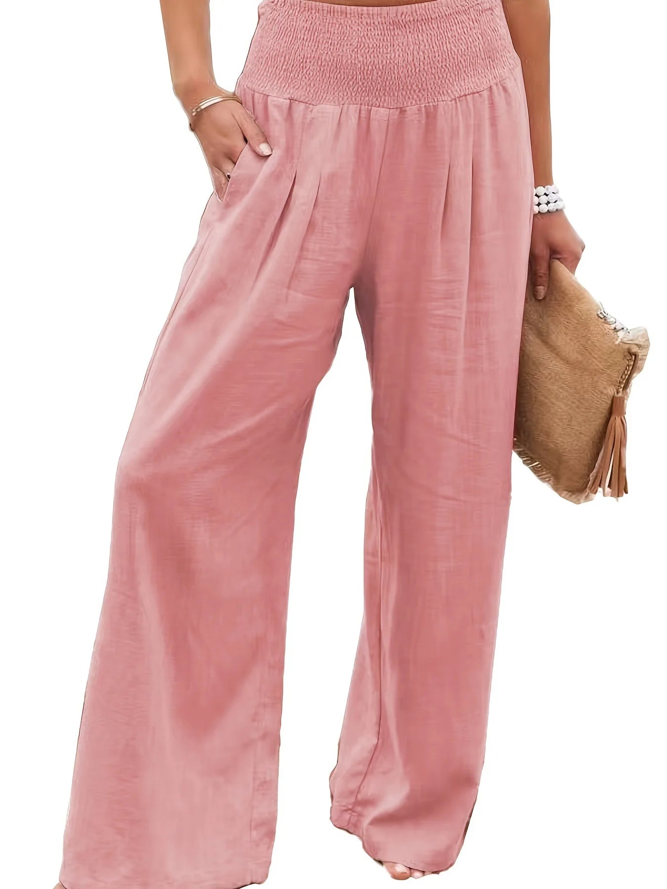 Casual pants, casual style, drawstring, distressed mid waist