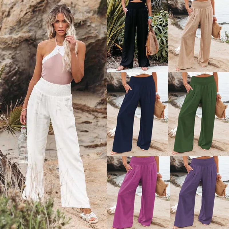 Casual pants, casual style, drawstring, distressed mid waist