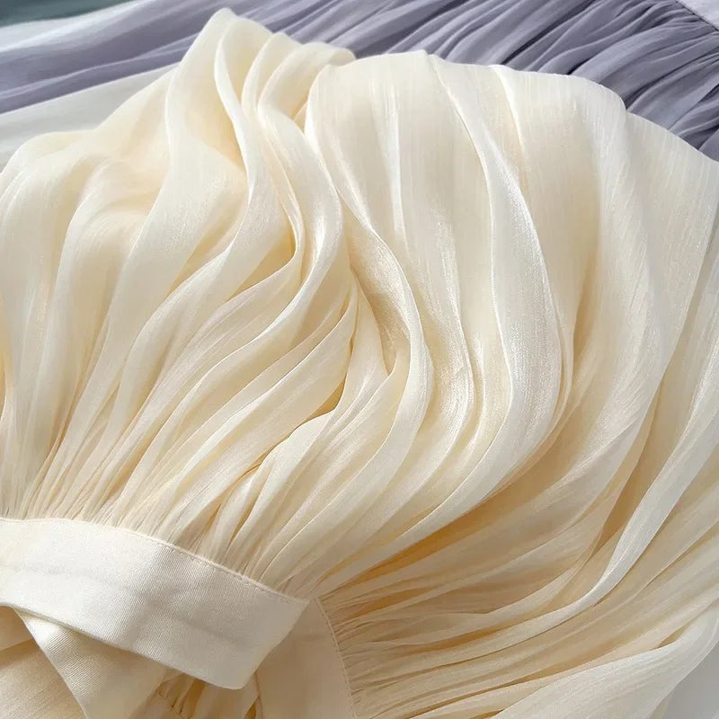 Skirts for Women Summer Pleated Temperament Half-body Skirt Slim Thin Section of The Long A-line Skirt Woman Clothing Streetwear