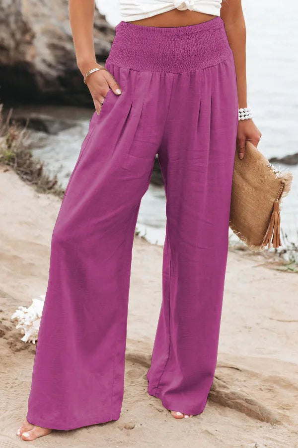 Casual pants, casual style, drawstring, distressed mid waist