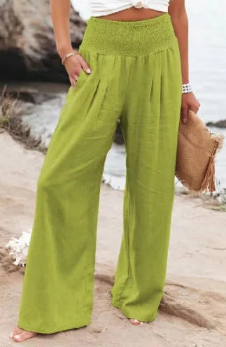 Casual pants, casual style, drawstring, distressed mid waist