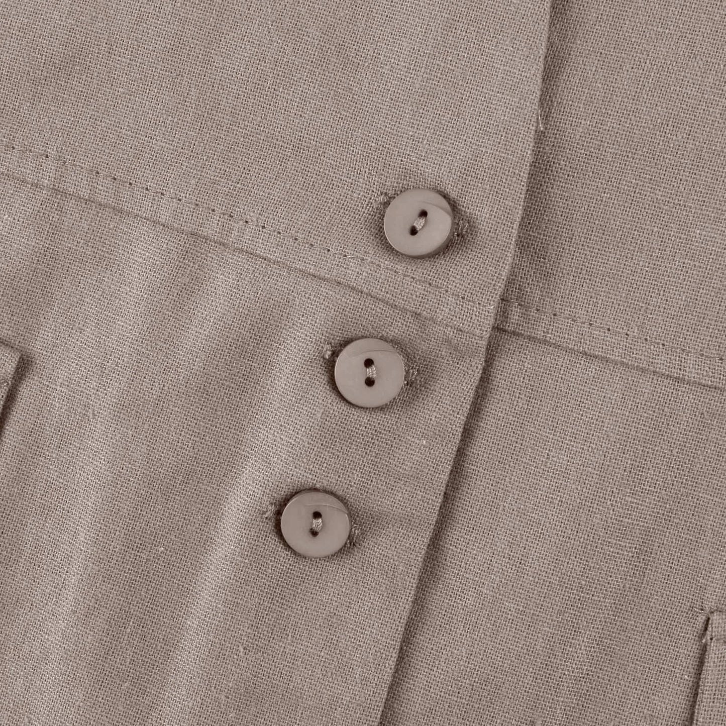 Vintage Vest Summer Top Deep V-Neck Solid Waistcoat Casual Sleeveless Tank Tops Cotton Linen Thin Outerwear Vest Coat Women