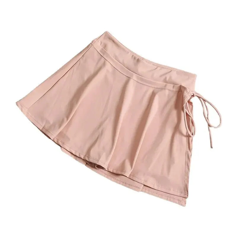 Tennis Skirt Sports Skirt WOMEN'S Summer Hip-covering Anti-glare Mask Skirt Running Training Quick-drying Leisure Fitness Short