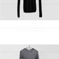 High Quality Plain T Shirt Women  Elastic Basic T-shirts Female Casual Tops Long Sleeve Sexy Thin T-shirt see through