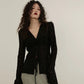 Blouse for Women Temperament Crop Tops 2025 Blusas Mujer De Moda Lace Bandage Slim Fit See Through Shirts Summer Sexy Blouses