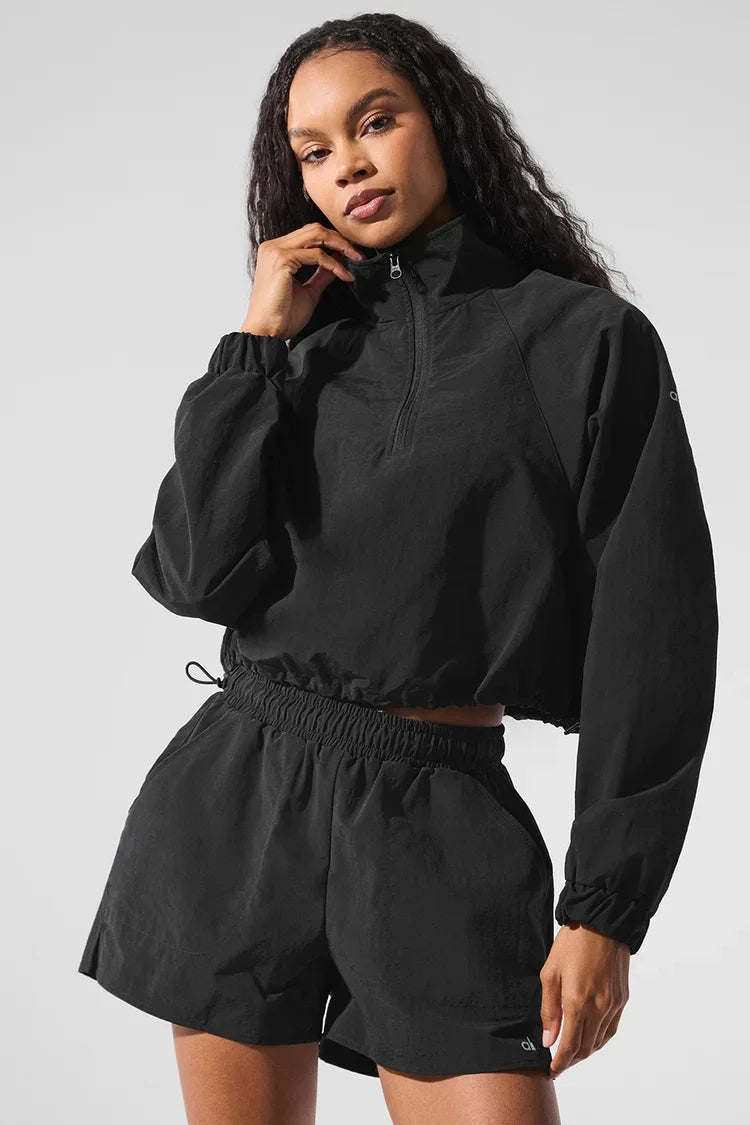 Jackets For Women AL Quick Drying Light Thin Full Zip Jacket Comfortable Outdoor Sport Fitness Loose Jogging Casual Sport Coat