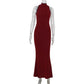 Tossy Glitter Sleeveless Slim Long Dress Women's Sexy Elegant Shiny Party Dress Gown High Waist Spring 2025 Fashion Maxi Dress
