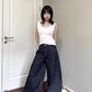 Jeans Women Streetwear Chic Y2k Wide Leg Pants 2025 New Bottms High Waist Straight Denim Trousers Casual Korean Pantalon Femme