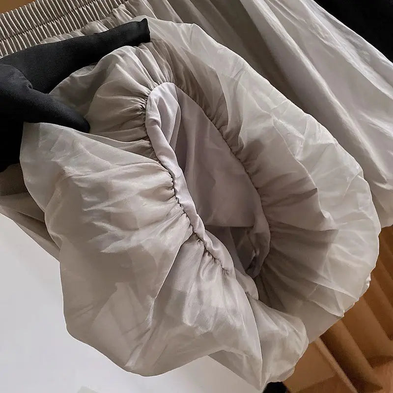 2025 Pantalones Cortos De Mujer Summer Shorts for Women New Bottoms High Waist Solid Casual Short Mujer Chiffon Wide Leg Pants