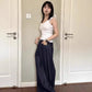 Jeans Women Streetwear Chic Y2k Wide Leg Pants 2025 New Bottms High Waist Straight Denim Trousers Casual Korean Pantalon Femme