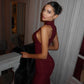 Tossy Glitter Sleeveless Slim Long Dress Women's Sexy Elegant Shiny Party Dress Gown High Waist Spring 2025 Fashion Maxi Dress