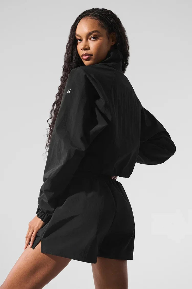 Jackets For Women AL Quick Drying Light Thin Full Zip Jacket Comfortable Outdoor Sport Fitness Loose Jogging Casual Sport Coat