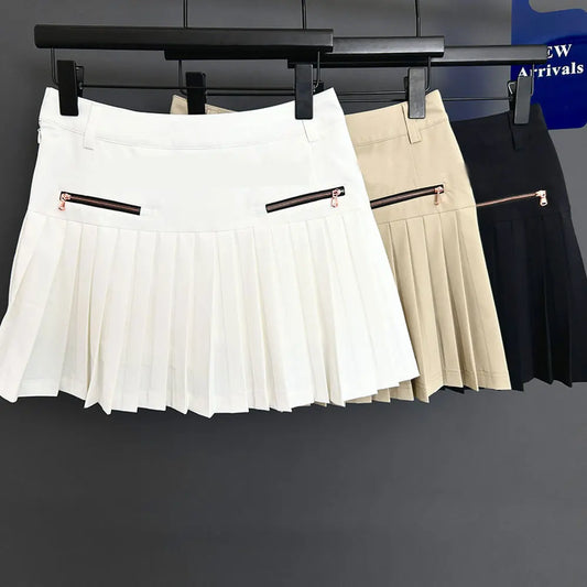 2025 new women's golf skirt tennis sports skirt, comfortable, close fitting, sporty, free shipping