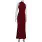 Tossy Glitter Sleeveless Slim Long Dress Women's Sexy Elegant Shiny Party Dress Gown High Waist Spring 2025 Fashion Maxi Dress